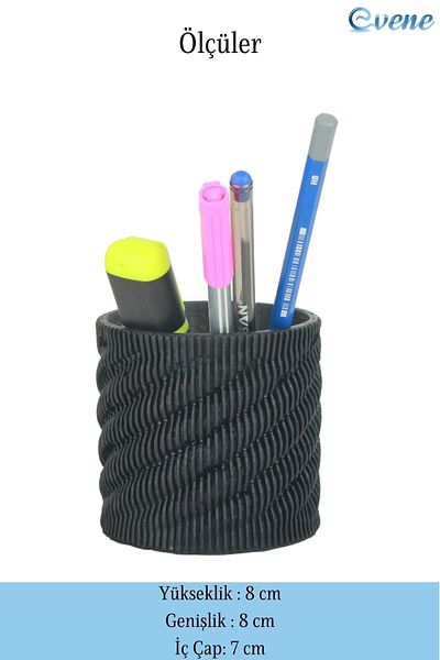 Evene Black Color Pen Holder Distance Measurer Desk Pen Holder 5 Models