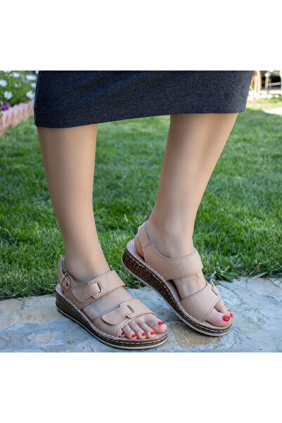 CONSUELO Ορθοπεδικά Δερμάτινα Γυναικεία Σανδάλια 11391