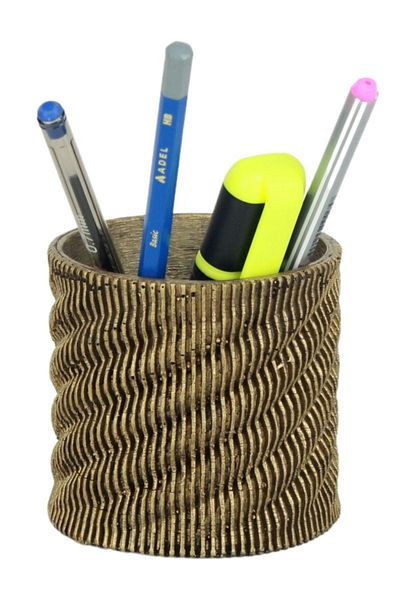 Evene Gold Antique Pen Holder - Color Desk Pen Holder Model 5