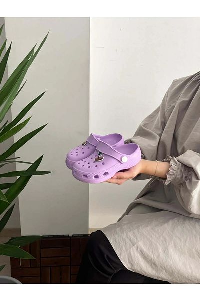 Behtah Kundura Jibbitz Fancy Children's Closed Front Balcony Garden Beach Pool Beach Daily Sandals Slippers