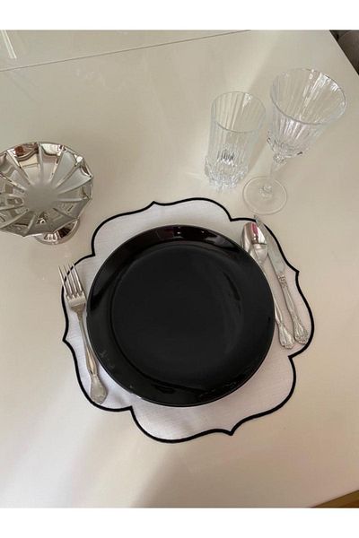 LİNDA MİA Tesatura de in Rotunda American Serivs Neagra 6 Bucati