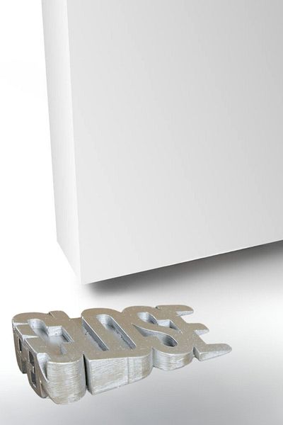 Evene Door Stopper Silver Color Decorative Door Holder Stopper Close Model