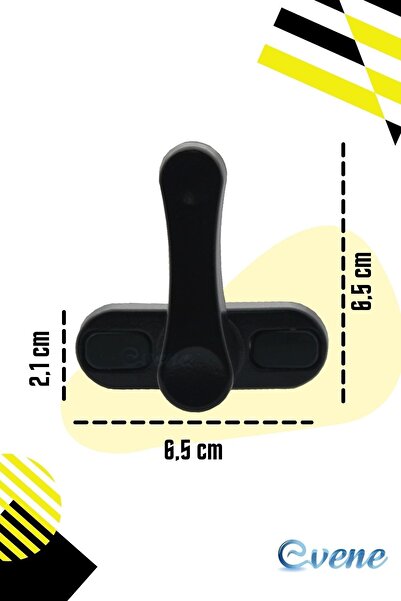 Evene Siyah Pencere Emniyet Kilidi 7 Adet Çocuk Hırsız Kilidi Çekmeli Metal Kilit