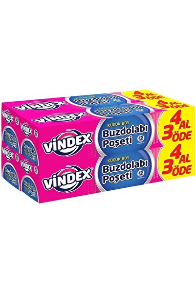 Vindex حقيبة ثلاجة حجم صغير اشتري 4 ادفع 3 مقاس 20x30 سم 120 قطعة