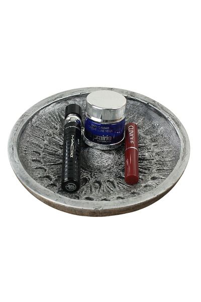 Evene Organizator de machiaj colorat antic argintiu - Organizator de produse cosmetice Model 6
