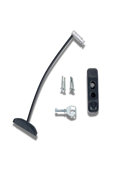 Evene Anthracite Window Lock with Rope Children's Safety Security Burglar Pimapen PVC Door Baby Lock