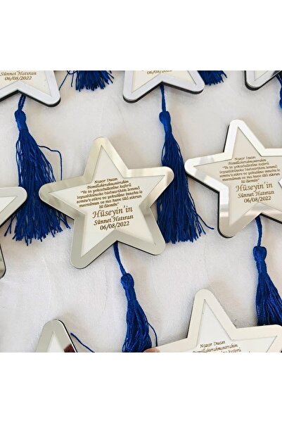 Roseart Kişiye Özel Yıldız Tasarımlı Ayetel Kürsi Doğum Günü Ve Sünnet Magnet...