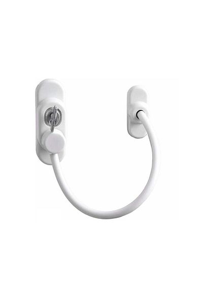 Viselia Window Lock Window Child Lock Protector and Lock 7 Pieces White Color