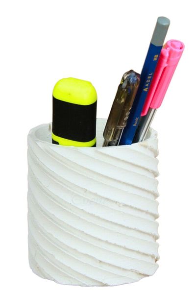 Evene Pen Holder White Color Desk Pen Holder Organizer Pen Holder Cross Model