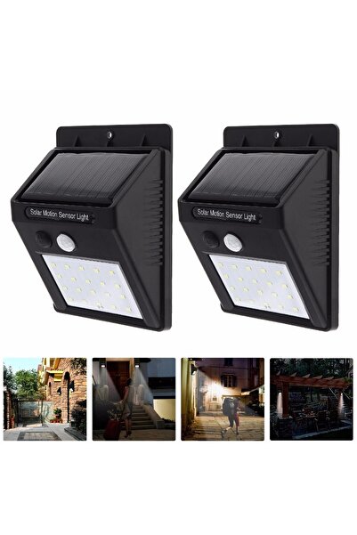 MOBEE Güneş Enerjili (solar) 20 Ledli Dış Mekan Aydınlatma Su Geçirmez