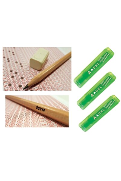 Faber Castell قلم تحديد عادل 3 قطع لون أخضر فابر كاستل قلم رصاص طبيعي 30 بوصة...