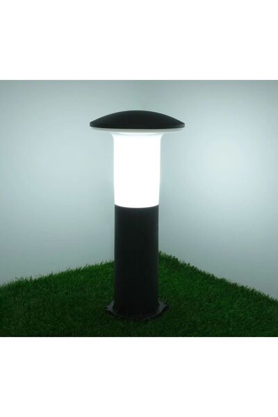 sekizgen led MANTAR 41 CM 9W BEYAZ LED AMPULLÜ TAKIM BAHÇE VE YOL AYDINLATMA ...