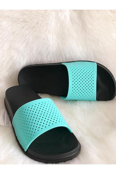 GEZER GREEN Mint Sole Soft Extra Light Women's Pool Sea Beach Home and Street Slippers