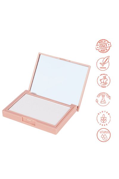 Dora Joy 01 White Baby Transparent Powder - Matte Makeup Fixator, Vegan with Vitamin E