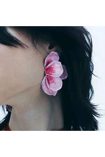 CHARMLUCKY Orchid Earrings