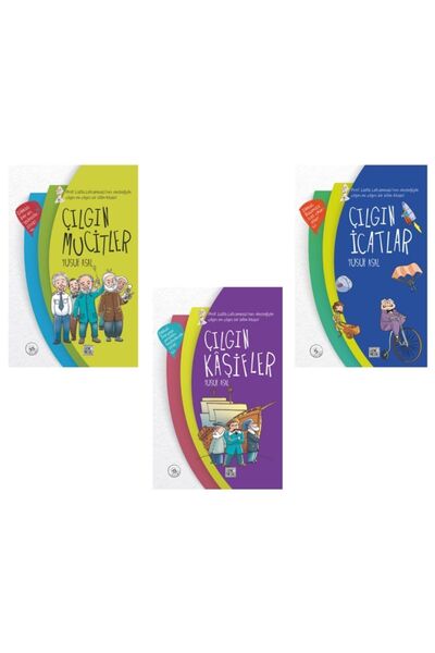 Nesil Genç Çılgın Mucitler /çılgın Icatlar / Çılgın Kaşifler 3 Kitap Set