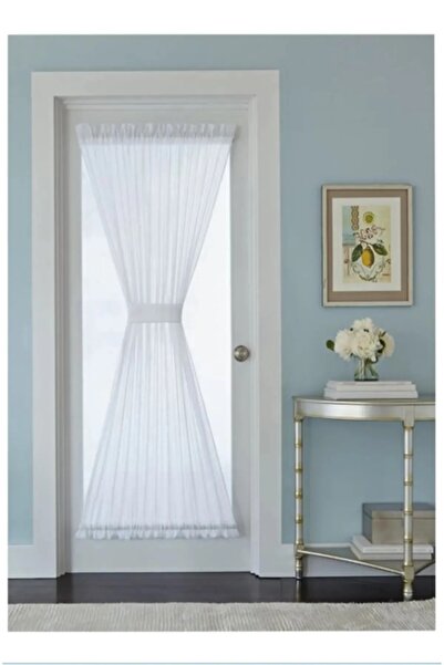 Brillant Keten Görünümlü Ütü İstemeyen Briz Çubuklu Tül Perde