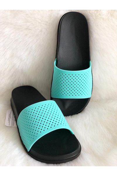 GEZER GREEN Mint Sole Soft Extra Light Women's Pool Sea Beach Home and Street Slippers