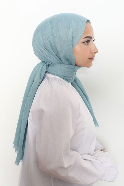 Mizge Scarf Bambu Kraş Bebe Mavi