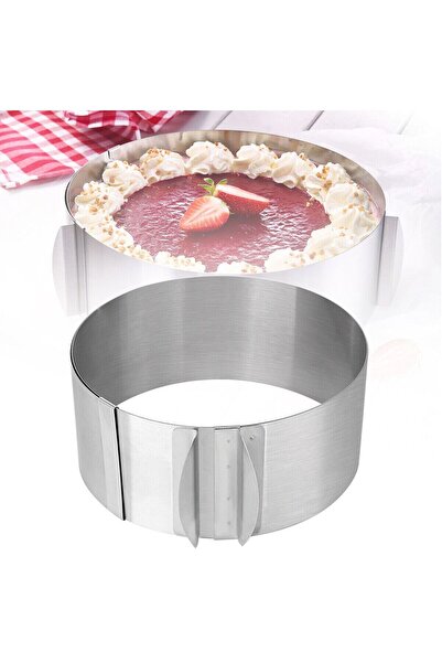 mold shop قالب كيك دائري قابل للتعديل عمق 8 سم