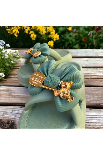 Hızlı Al High Sole - Slippers Suitable for Beach, Pool, Sea, Garden