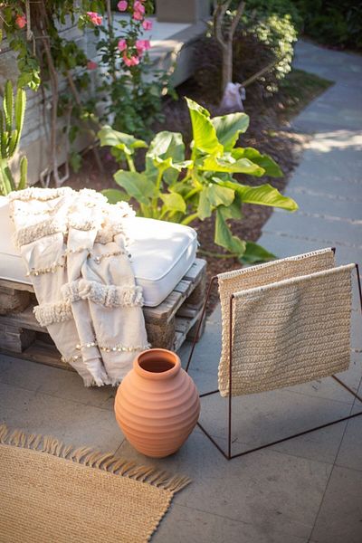 Bohemart Boho Throw Bedspread Sofa Shawl Handmade Linen