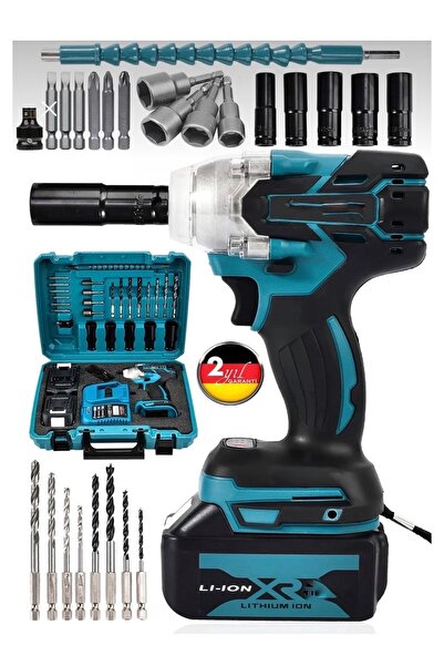 SCHUTZENGER Profesyonel 128vf 5000mah Kömürsüz Akülü Bijon Somun Sökme Makine...