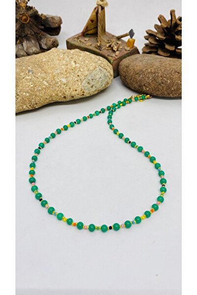 Porsuk Alternatif Handmade Ethnic Single Row Women Necklace
