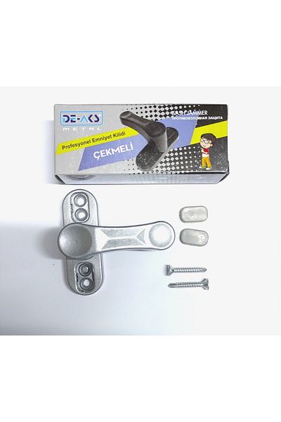 Bijutek Pvc Door Window Pimapen Child Safety Lock Burglar Security Latch Metal 2 Pieces