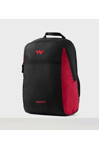Wildcraft حقيبة ظهر أنيقة 1 Wildcraft للكمبيوتر المحمول باللون الأحمر 21 لتر