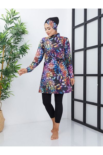 yessir Full Covered Hijab Swimsuit Set