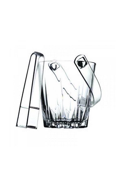 Paşabahçe Karat Ice Bucket and Tongs 53588 Fma06001