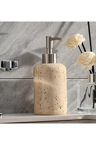 MIARIK DESIGN & DEKORASYON Traverten Mermer Sıvı Sabunluk