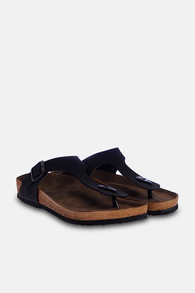 TRENDYOL SHOES Dámské černé žabky - TAKSS24TE00003