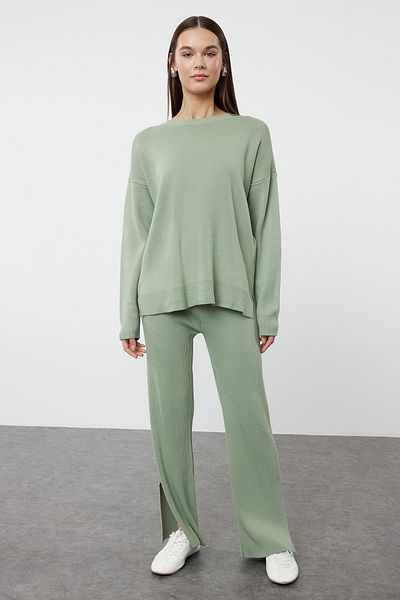Trendyol Collection Wide Fit Mint Knitwear Set - Twoaw22Au0040