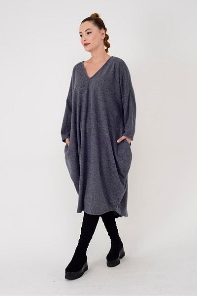 Park Moda 23-6364 MESSINA ΤΣΕΠΗ ΛΕΠΤΟΜΕΡΕΙΑ ΠΛΕΚΤΟ ΦΟΡΕΜΑ με λαιμόκοψη
