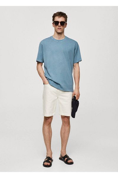MANGO Man Μπλουζάκι 100% βαμβακερό Relaxed Fit