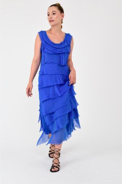 Park Moda 2031 Багатошарова шовкова сукня