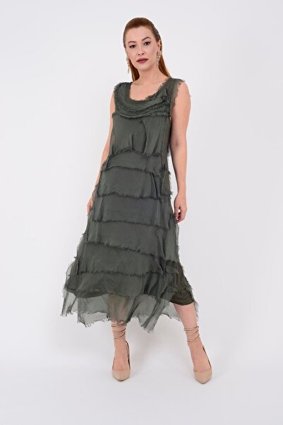 Park Moda 2031 Kat Kat Ipek Elbise