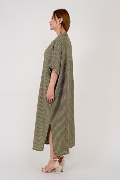 Park Moda Adn001 Φόρεμα με διπλό σχιστό μεγάλο μέγεθος