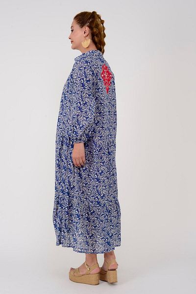 Park Moda AN10522 MARIN EMBROIDERY DETAILED SHIRT DRESS