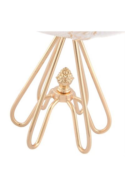 Vitale Zerah Metal Standing Bowl 20X18 cm Ak.Ho0011