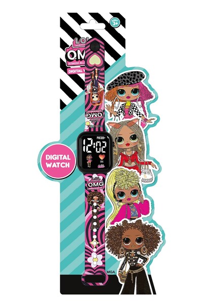 Genel Markalar LOL Surprise! Lisanslı OMG5089 Pembe-Mavi Çocuk Kol Saati