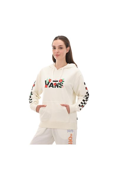 Vans White Vans Fleurs Bff Hoodie - 000JG9FS81-R Women's Sweatshirt