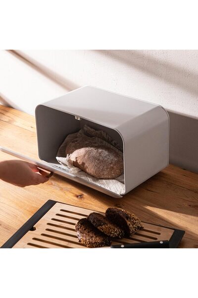 Chakra Agni Bread Box 35x23 cm Grey