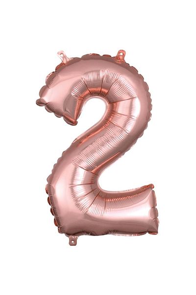 Kavalingo Rose Gold Foil Balloon - 34 Inch 75 Cm, Pack of 2