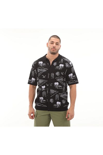 Vans Мъжки пуловер Sorrento Polo - риза, черен, 000g3fblk1-r