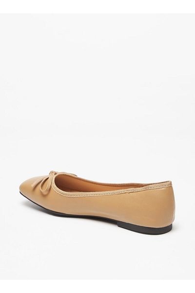 Celeste Women's Bow Accented Slip-On Ballerina Shoes