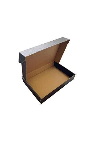 KOLİ KOLAY 27x20x5cm Siyah Kilitli E-Ticaret Kutusu 10 Adet