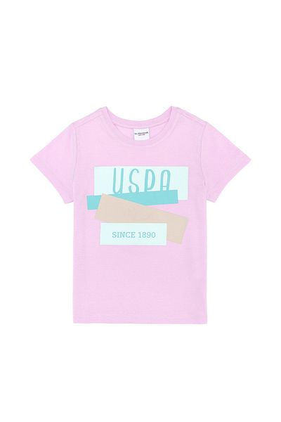 U.S. Polo Assn. Crew Neck Children's T-Shirt - 100% Cotton